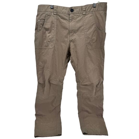 Miss Me Pants Womens 30 (36x31 ACTUAL) Khaki Tan Cargo CP1243 + Pockets Coastal - Picture 2 of 9